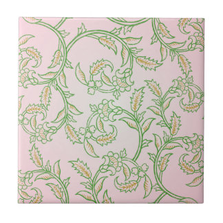 Green Vine Ceramic Tile Kakelplatta