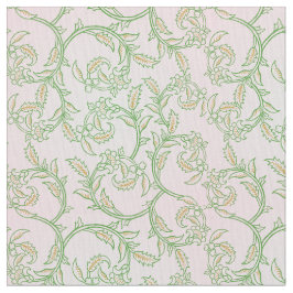 Green Vine Pattern Decorative Textile Fabric Tyg