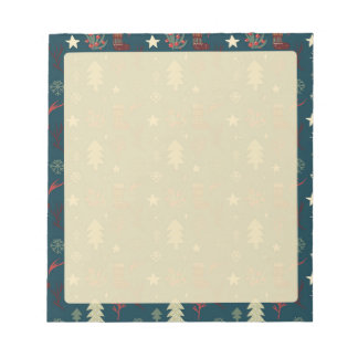 Green Vintage Christmas Anteckningsblock