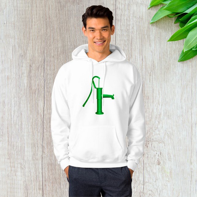 Green Water Pump Mens Hoodie (Skapare uppladdad)