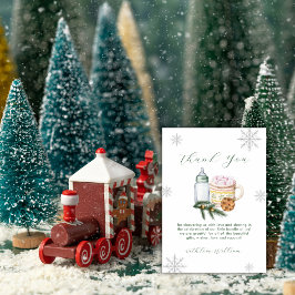 Green Winter Snowflake S'more Cookie Baby Shower Tack Kort