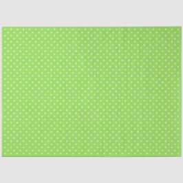 Green With White Polka Dots