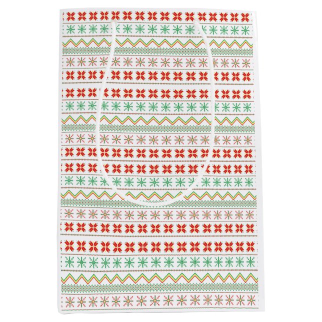 Green-Yellow-Red Pixel knit Pattern (Framsidan)