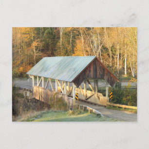 Greenbanks Hollow Covered Bridge Danville Vermont Vykort