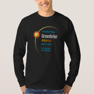 Greenbrier Arkansas Ar Total Solförmörkelse 2024 1 T Shirt