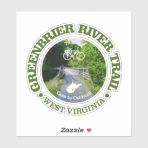 Greenbrier River Trail (cykling c) Klistermärken