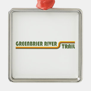 Greenbrier River Trail Julgransprydnad Metall
