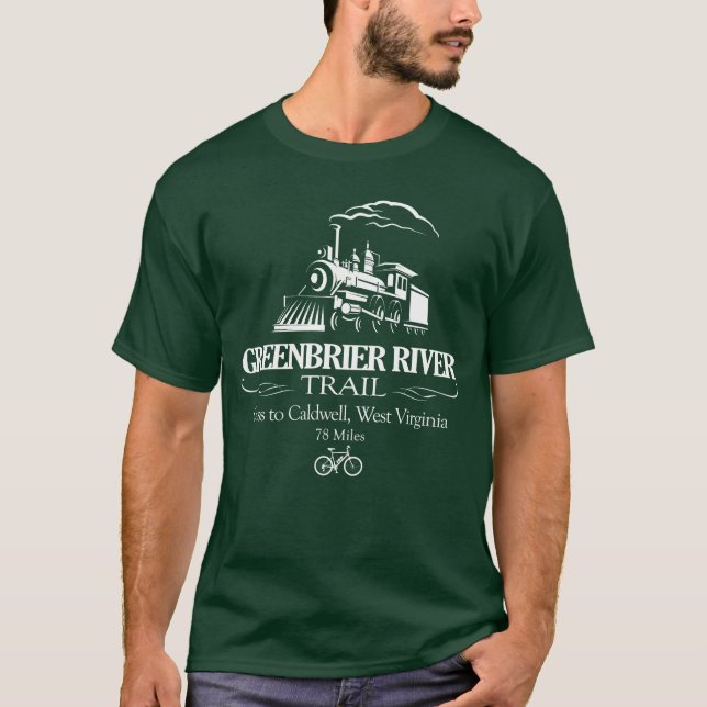 Greenbrier River Trail (RO) T Shirt (Framsida)