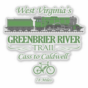 Greenbrier River Trail (RT2) Klistermärken