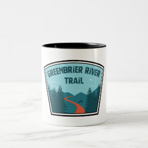 Greenbrier River Trail Två-Tonad Mugg