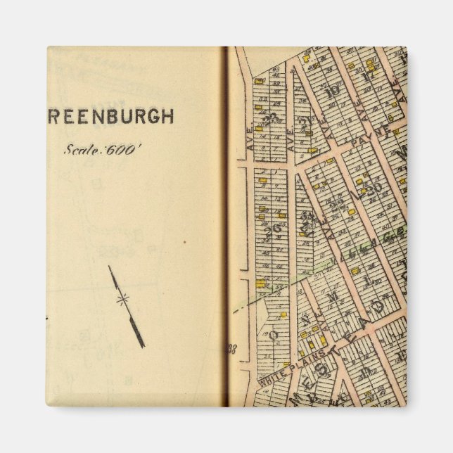 Greenburg, New York 12 Magnet (Framsidan)