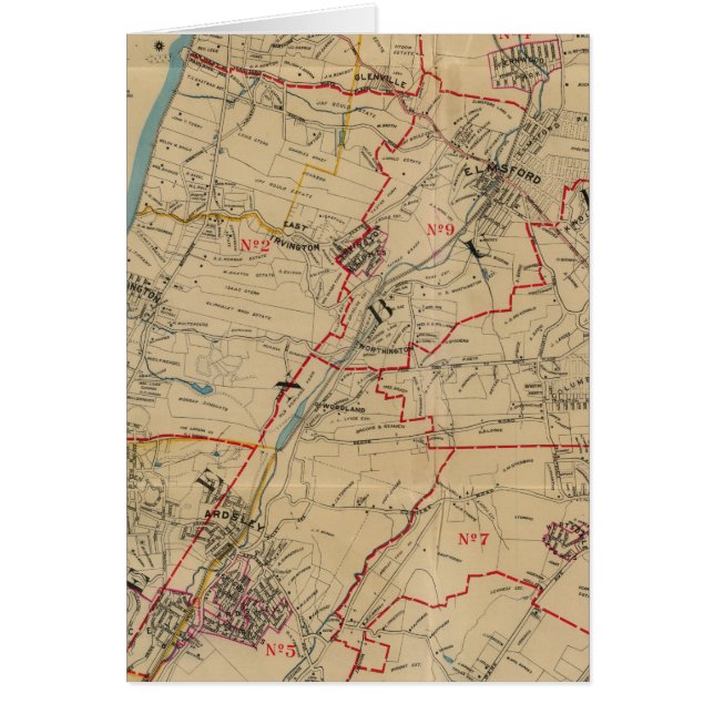 Greenburg, New York 14 Hälsningskort (Framsidan)