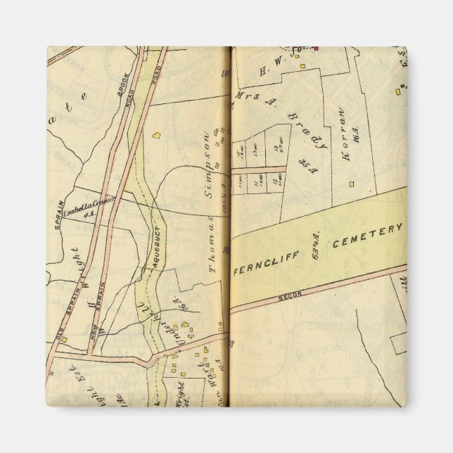 Greenburg, New York 4 Magnet (Framsidan)