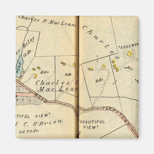 Greenburg, New York 5 Magnet (Framsidan)