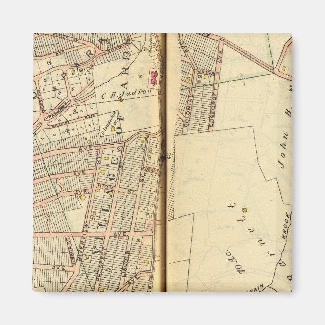 Greenburg, New York 5 Magnet (Framsidan)