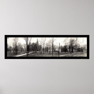 Greencastle Depauw universitetenfoto 1909 Poster