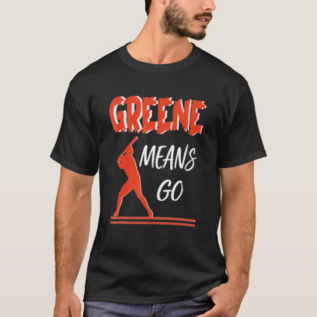 Greene Elak Go Hockey Fläkt T Shirt (Framsida)