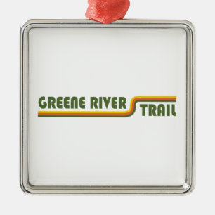 Greene River Trail Pennsylvania Julgransprydnad Metall