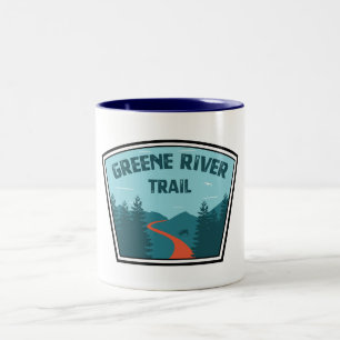 Greene River Trail Pennsylvania Två-Tonad Mugg