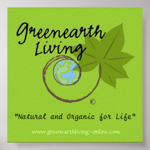 Greenearth uppehälleaffisch poster