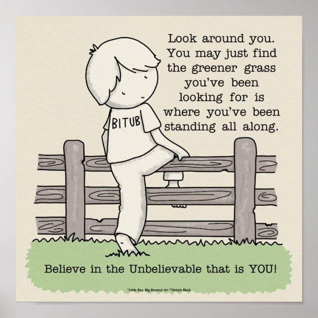 Greener Grass Poster (Framsidan)