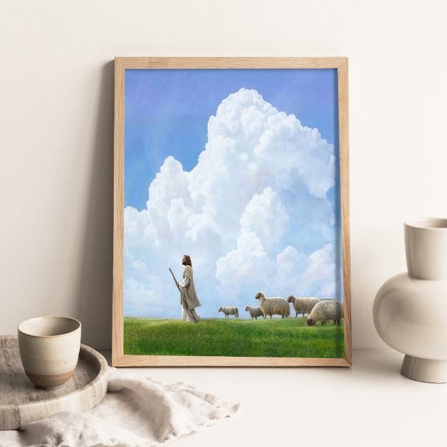 Greener Pastures, Christian Wall Art, The Good She Poster (Skapare uppladdad)