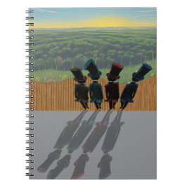 Greener pastures  Spiral Photo Notebook Anteckningsbok