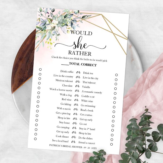 Greenere skulle hon hellre Möhippa Game Flyer (Skapare uppladdad)