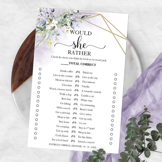 Greenere skulle hon hellre Möhippa Game Flyer (Skapare uppladdad)