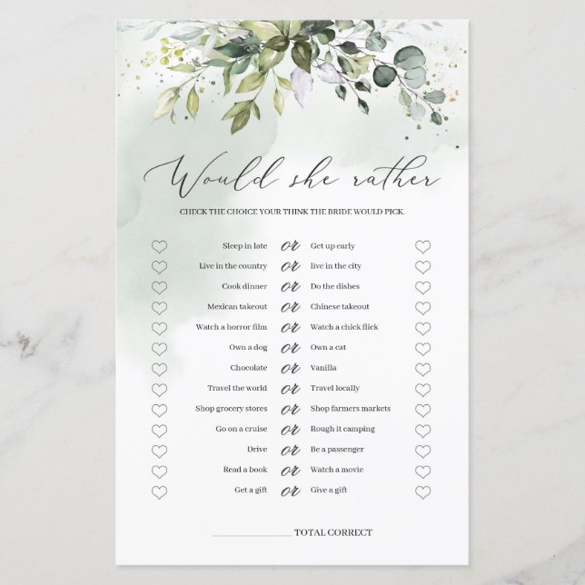 Greeneri folie skulle hon hellre vilja byta möhipp (Framsida)