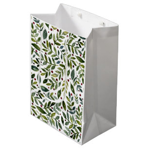 Greenerska vattenfärgen säsong grenar och bär