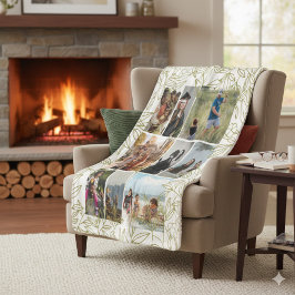 Greenery 9 Photo Collage Personalized 