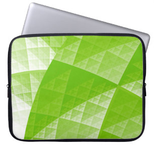Greenery abstrakt mönster laptop fodral