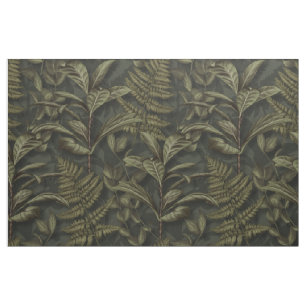 Greenery Aesthetic - Mörk Ferns & Lövs Tyg