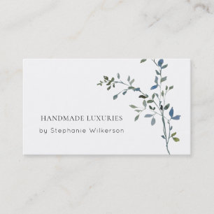 Greenery-Affärskortet för Elegant som hanteras med Visitkort