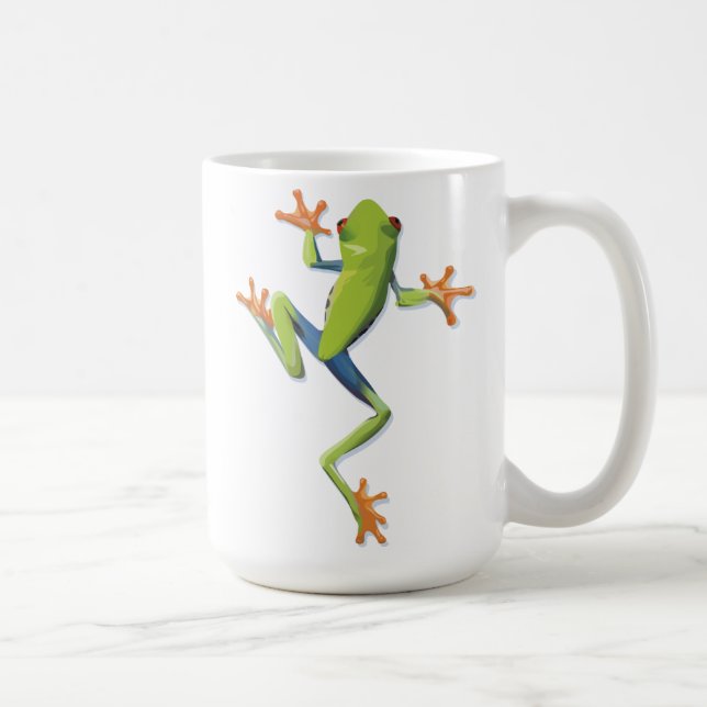 Greenery Amphibian Träd-Frog Kaffemugg (Höger)