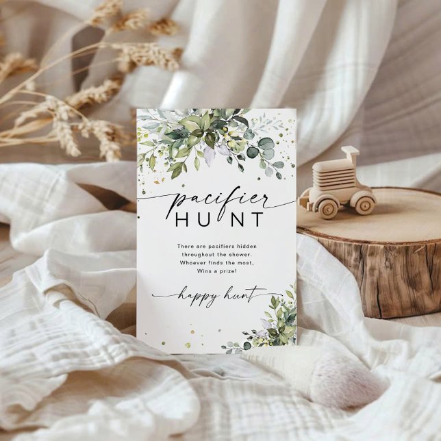 Greenery Baby Shower Nappjaktspel (Skapare uppladdad)