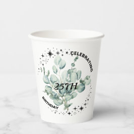 Greenery Blommigt Himlar Star Birthday Firation