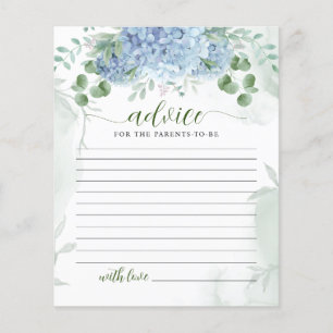 Greenery Blue hydrangea Advice Parish Baby Shower
