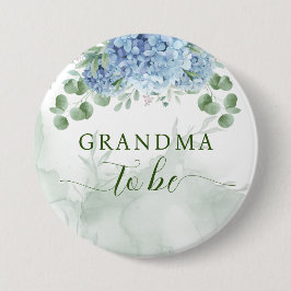 Greenery Blue hydrangea Baby Shower Grandma to be Knapp