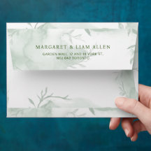 Greenery Blue hydrangea sin Boy Baby Shower