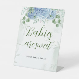 Greenery Blue hydrangea Spädbarn är Sweet Baby Sho