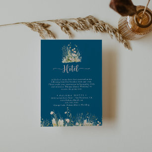 Greenery Boho Wildblomens hotell- och stängningsko Tilläggskort