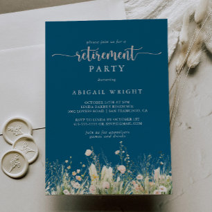 Greenery Boho Wildblommarflottan Pension Party Inbjudningar