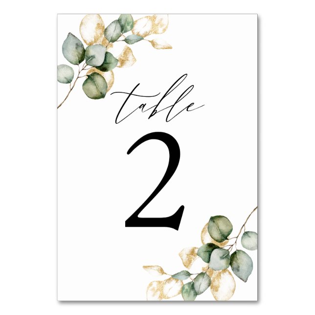 Greenery bordsnummer 2 (Framsidan)