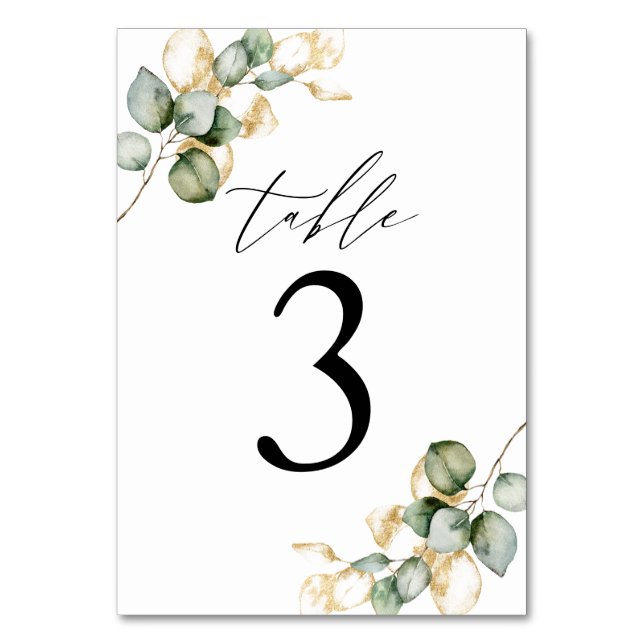 Greenery bordsnummer 3 (Framsidan)