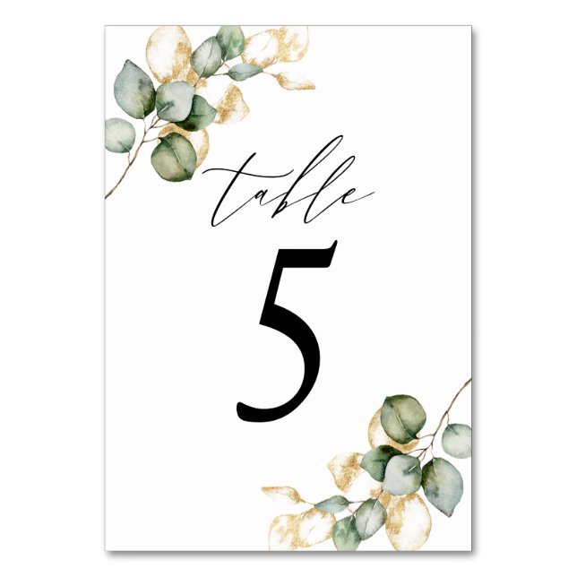 Greenery bordsnummer 5 (Framsidan)