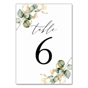 Greenery bordsnummer 6