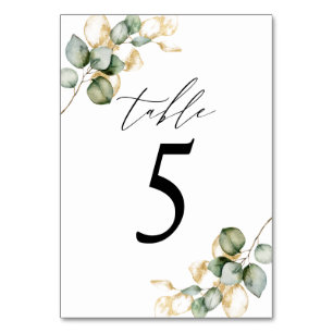 Greenery bordsnummer 6