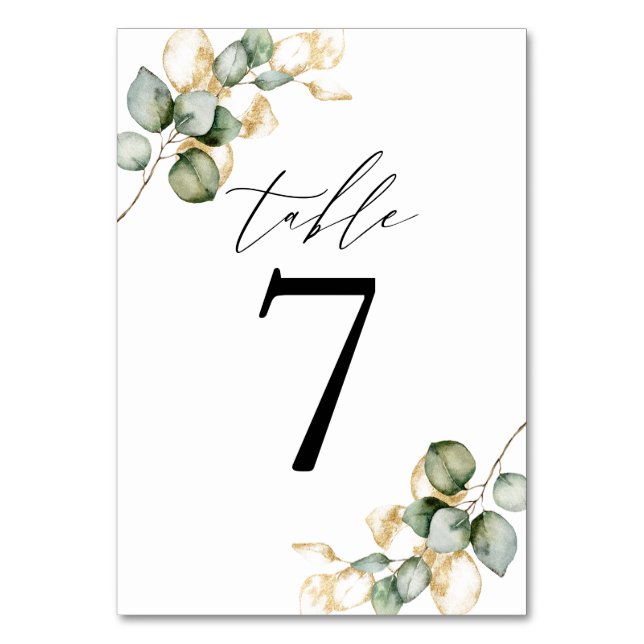 Greenery bordsnummer 6 (Framsidan)